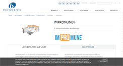 Desktop Screenshot of impromune.com